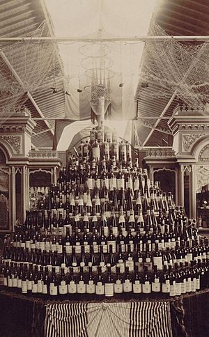 Archivo:P. Nadar - Exposition universelle de Paris. Section roumaine - Les vins