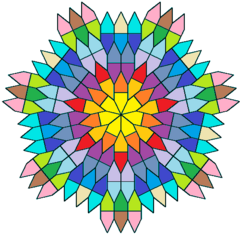 Pentagonal tiling with 7-fold rotational symmetry.png