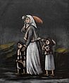 Pirosmani - Peasant woman with children
