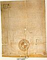 Privilegio rodado de Alfonso XI de Castilla por el que confirma el privilegio que su padre, Fernando IV, había concedido al monasterio de San Clemente de Sevilla (27-10-1327)