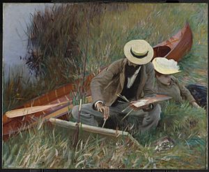 Archivo:Sargent - Paul Helleu Sketching with his Wife