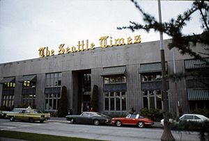 Archivo:Seattle Times building, circa 1970s (24968791244)
