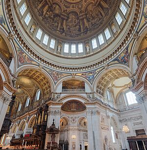Archivo:St Paul's Cathedral Interior Dome 2 crop, London, UK - Diliff
