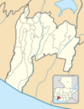 Suchitepéquez department location map
