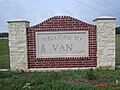 Van, TX, welcome sign IMG 6608