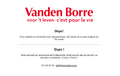 Vanden Borre Website Offline.webp