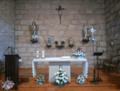 Altar mayor de la iglesia de Barceo