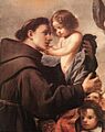 Antonio de Pereda y Salgado - St Anthony of Padua with Christ Child (detail) - WGA17168