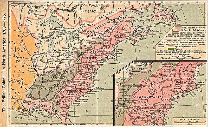 British colonies 1763-76 shepherd1923