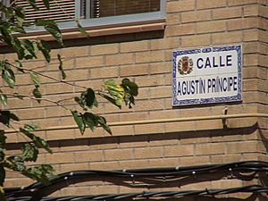 Archivo:Calle Agustín Príncipe en Zaragoza