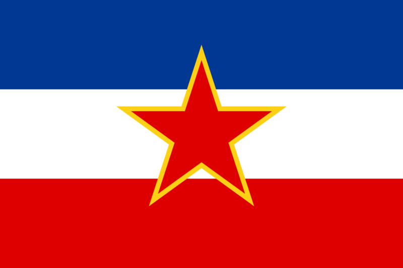 Civil Ensign of Yugoslavia (1950–1992)