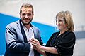 Cristian di Candia y Carolina Cosse - Cambio de mando municipal en Montevideo