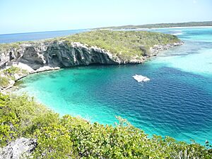 Archivo:Dean Blue Hole Long Island Bahamas 20110210