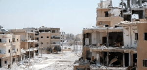 Archivo:Destroyed neighborhood in Raqqa
