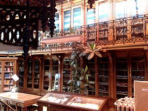 Archivo:Edificio de la ETSIM de Madrid (1893). Biblioteca