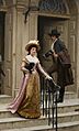 Edmund Blair Leighton - My Next-Door Neighbour