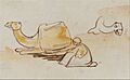 Edward Lear - Camel studies - Google Art Project