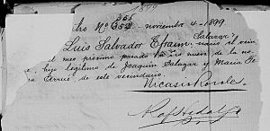 Archivo:Estado actual de la partida de nacimiento de Salarrué, en el registro civil de la Alcaldía Municipal de Sonsonate