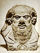 Etruscan - Antefix with Head of Silenus - Walters 48354