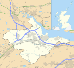 Grangemouth ubicada en Falkirk