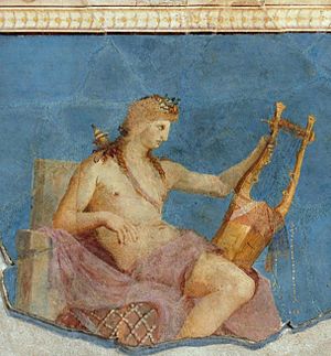 Archivo:Fresco Apollo citaredo kitharoidos siglo I a. C.- c I BC