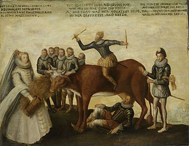 Archivo:Het melkkoetje (artiest onbekend, ca 1580-1595)