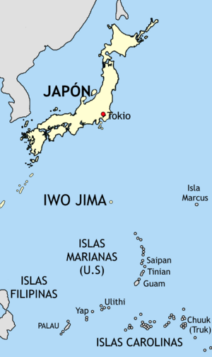 Archivo:Iwo jima location mapSagredo-es