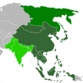 Lejano Oriente mapa