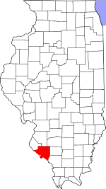 Map of Illinois highlighting Randolph County.svg