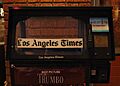 Maquina expendedora del periódico Los Angeles Times