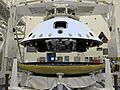 Mars Science Laboratory spacecraft heat shield and back shell PIA14757