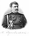 Nikolay Przhevalsky photoportrait and signature