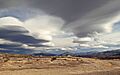 Nubes lenticulares en Chos Malal