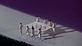 Olympic flag, 2014 Winter Olympics opening ceremony