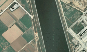 Archivo:Puente Nelson Mandela (El Prat de Llobregat). Evolución entre 2008-2015