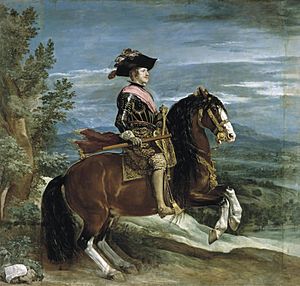 Archivo:Retrato de Felipe IV a caballo
