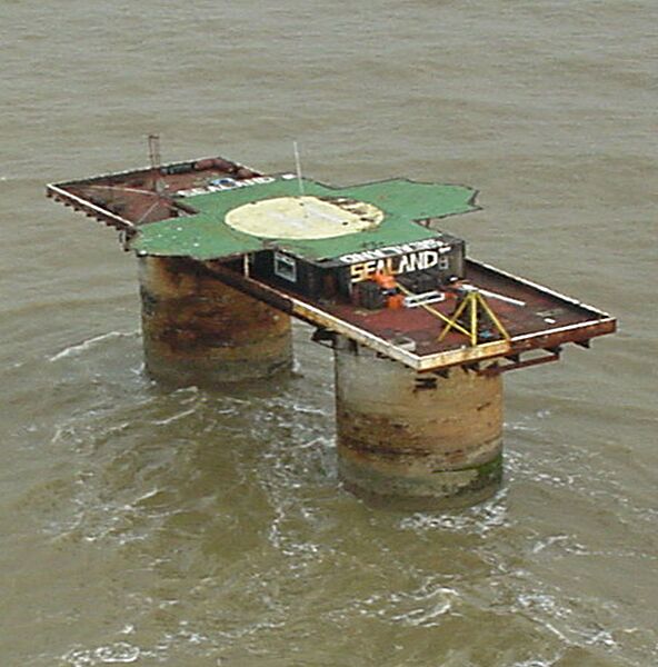 Sealand aerial view