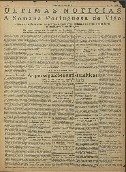 Semana portuguesa Vigo 1933