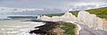 Seven Sisters Panorama, East Sussex, England - May 2009