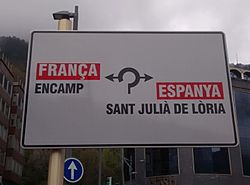 Archivo:Sign in Catalan in Andorra