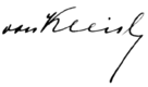 Signature Ewald von Kleist.png