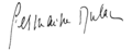 Signature de Germaine Dulac - Archives nationales (France)