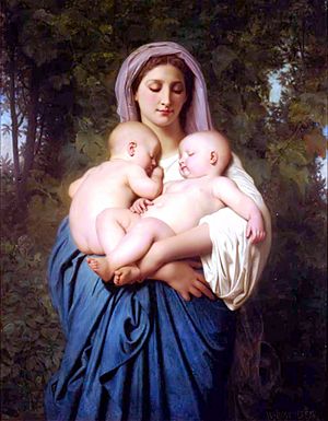 Archivo:William-Adolphe Bouguereau (1825-1905) - Charity (1859)