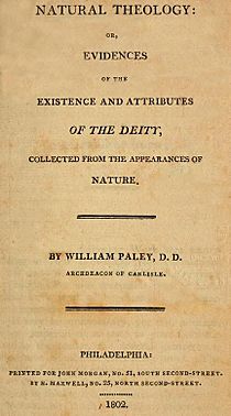 Archivo:William Paley Natural Theology or Evidences of the Existence and Attributes of the Deity Title Page 1802