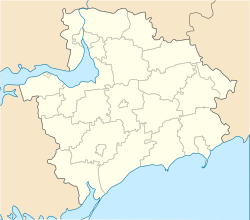 Zaporiyia ubicada en Óblast de Zaporiyia