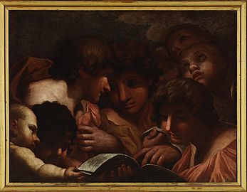 Ángeles cantores (Ludovico Carracci)