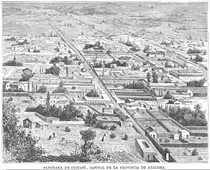 Archivo:1879-12-31, La Ilustración Española y Americana, Panorama de Copiapó, capital de la provincia de Atacama