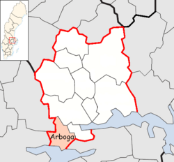 Arboga Municipality in Västmanland County.png
