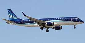Azerbaijan Airlines - Embraer 190AR (ERJ-190-100IGW) 4K-AZ65 Antalya Airport June 18, 2016 (cropped).jpg