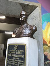 Archivo:Busto de José María Córdova en el Templo de la Patria (Quito, Ecuador)